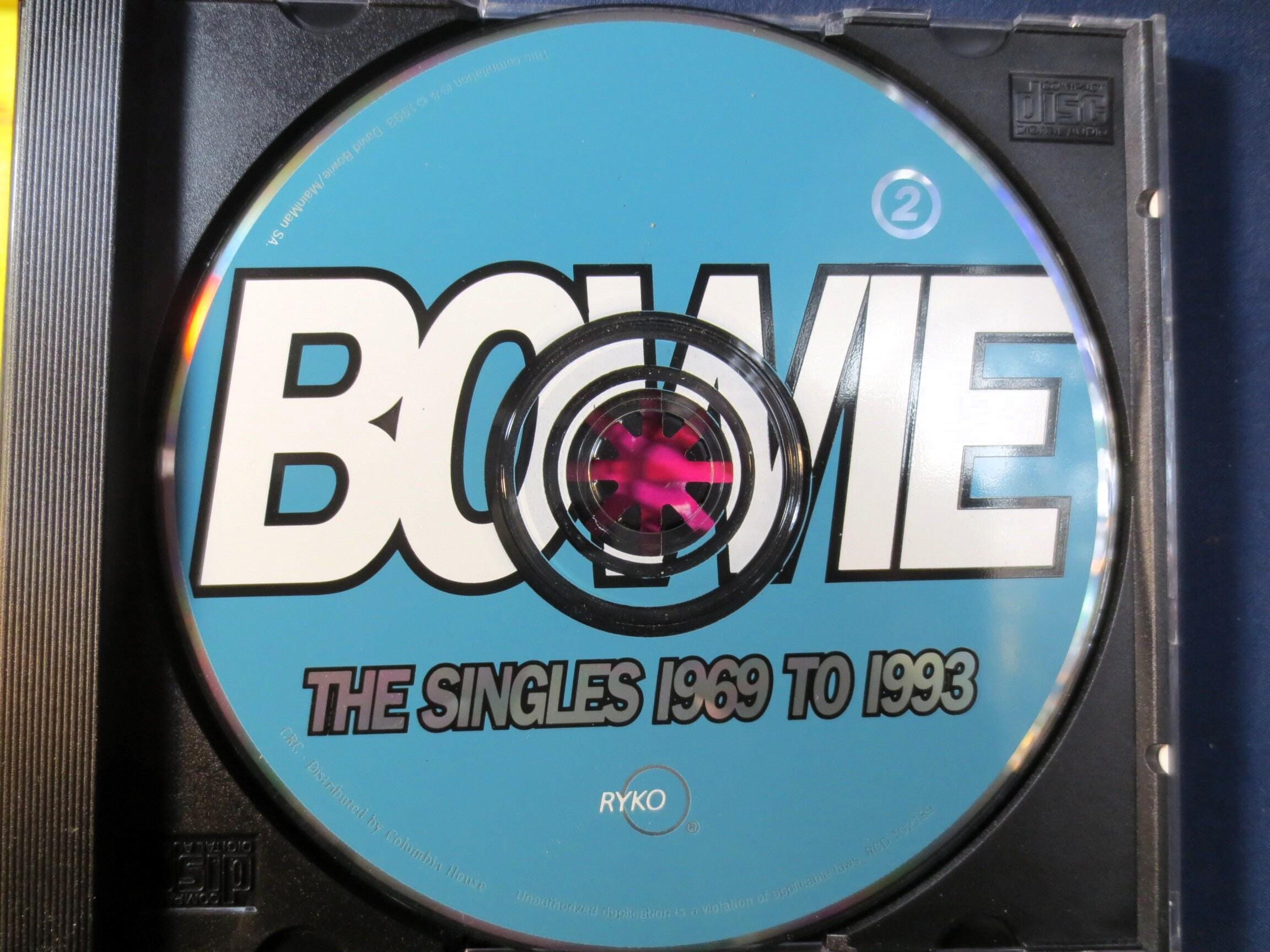 DAVID BOWIE, the Singles 1969-1993, 1993 Compact Disc, Vintage Cd