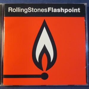 Vintage Cd&#39;s, ROLLING STONES, FLASHPOINT, Rolling Stones Cd, Rolling Stones Album, Rolling Stones Albums, Rock Music Cd, 1991 Compact Discs
