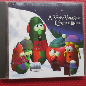 Vintage Cds, VERY VEGGIE CHRISTMAS, Christmas Music Cd, Christmas Cd, Christmas Music, Christmas Carols Cd, Childrens Cd, 1996 Compact Disc