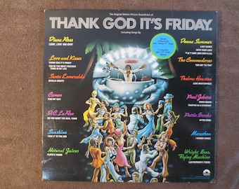 Vintage 'Thank God It's Friday' Vinyl: 1978 Motown Disco Album