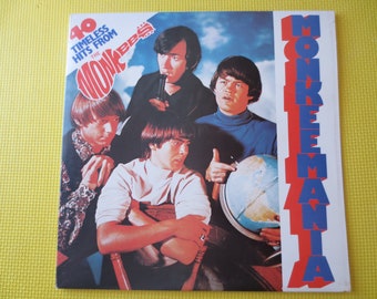 Vintage Records, The MONKEES, 40 HITS, The MONKEEMANIA, Vintage Vinyl, Record Vinyl, Records, Vinyl Records, Vinyl Albums, Lps, 1979 Records