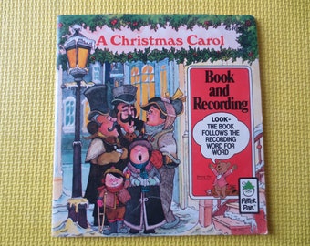 A CHRISTMAS CAROL, PETER Pan Records, Childrens Records, Childrens Albums, Kids lps, Kids Album, Childrens lp, Vintage Records, 1981 Records