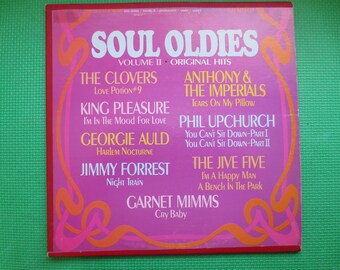 SOUL OLDIES, Volume 2, SOUL Music, King Pleasure Record, George Auld Record, The Jive Five Record, Soul Album, Vintage Records, 1967 Records