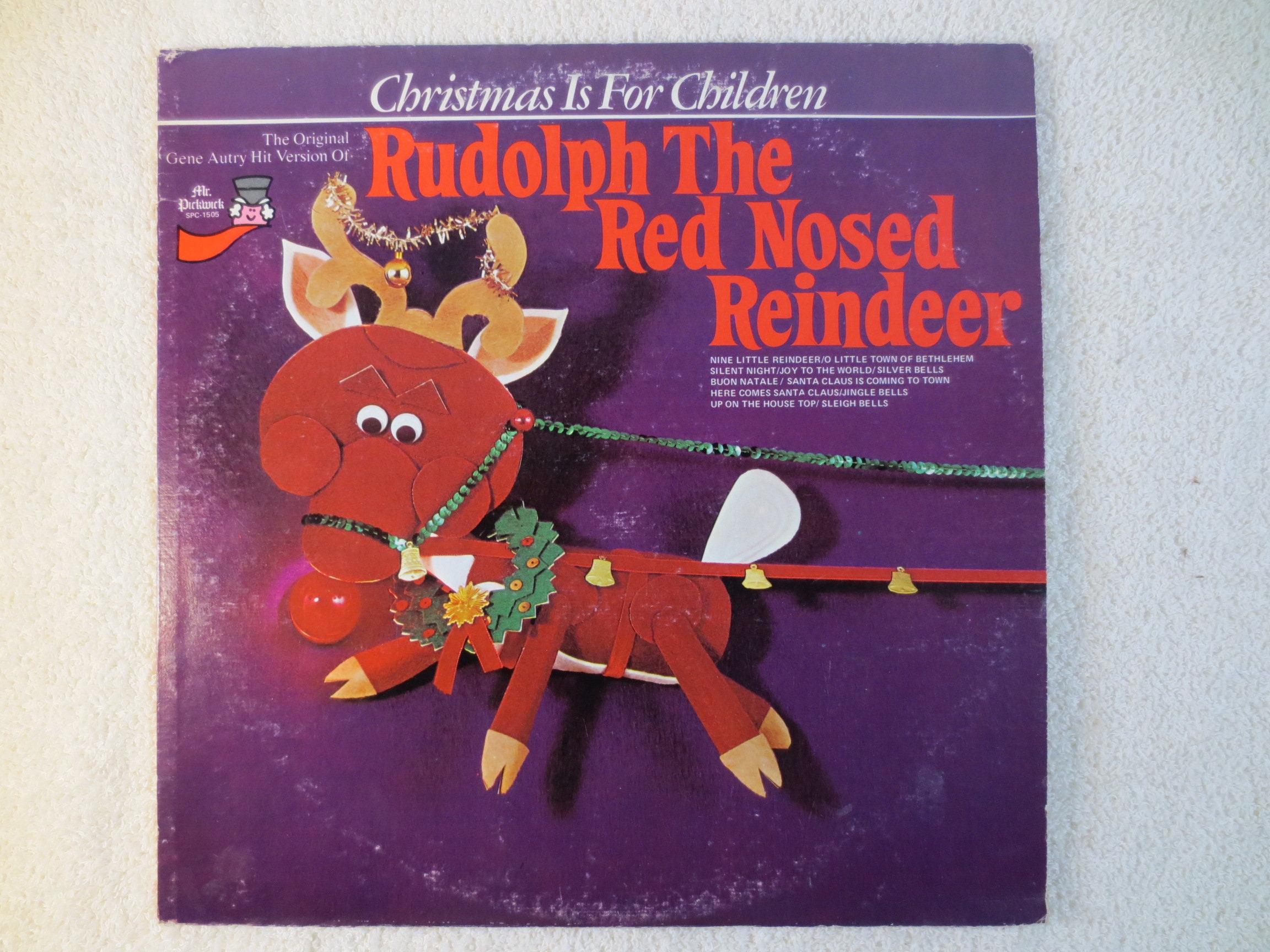 Vintage Records RUDOLPH the RED NOSED Reindeer Christmas | Etsy