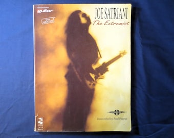 Vintage Joe Satriani Sheet Music Book: The Extremist, 1992