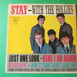 The HOLLIES, DEBUT 1964 ALBUM, Stay with The Hollies, Vintage Vinyl,  Record Vinyl, Vinyl Record, Vinyl Album, Vintage Records, 1964 Records