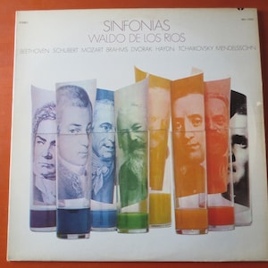 WALDO De LOS RIOS, Sinfonias, Classical Records, Classical Albums, Classical Music Lp, Symphony Records, Lps, Vintage Records, 1970 Records