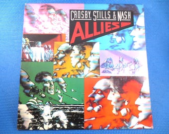 CROSBY STILLS and NASH, Allies, Vintage Album, 1983 Record, Vinyl Lp