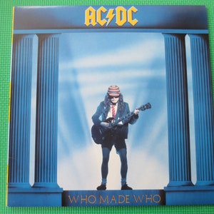 AC DC, WHO Made Who, Ac Dc Records, Heavy Metal Records, Vintage Vinyl, Ac Dc Albums, Rock Lp, Vinyl Albums, Vintage Records, 1986 Records