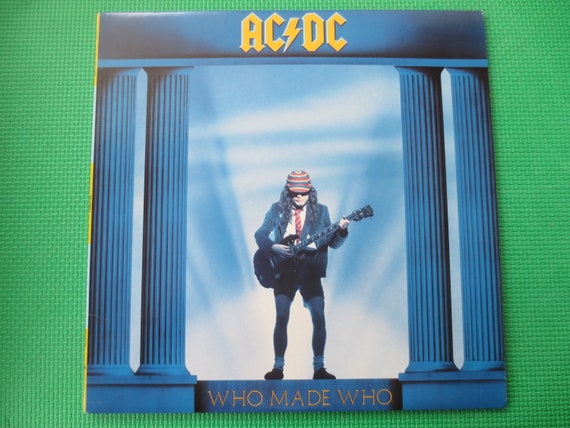 AC/DC - Who Made Who Vinyl Record - 1986 Rock LP - Etsy Canada