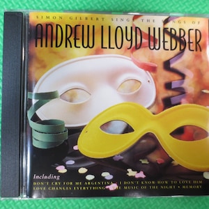 Vintage Cd&#39;s, ANDREW LLOYD WEBBER, Simon Gilbert, Simon Gilbert Cd, Opera Cd, Opera Compact Disc, Opera Lp, Opera Album, 1999 Compact Disc