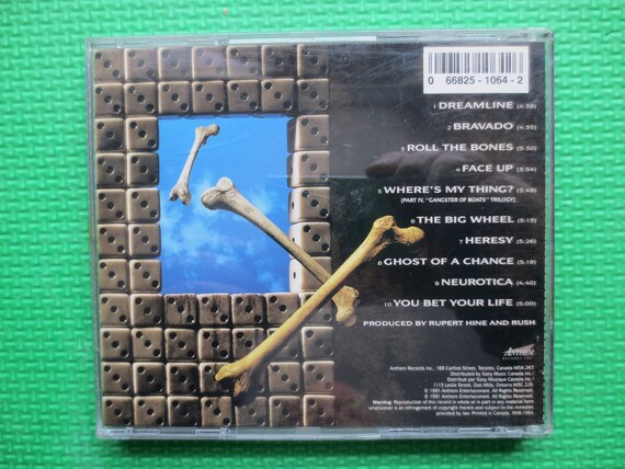 ヴィンテージ RUSH - Roll the Bones CD - 1991 ロックアルバム - Etsy