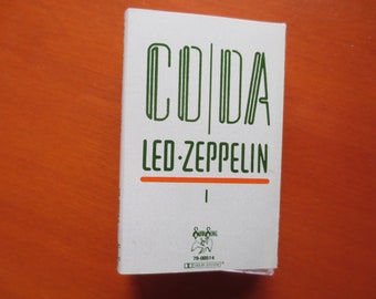 LED ZEPPELIN, CODA 1982 Kassette Tape, Vintage Kassette