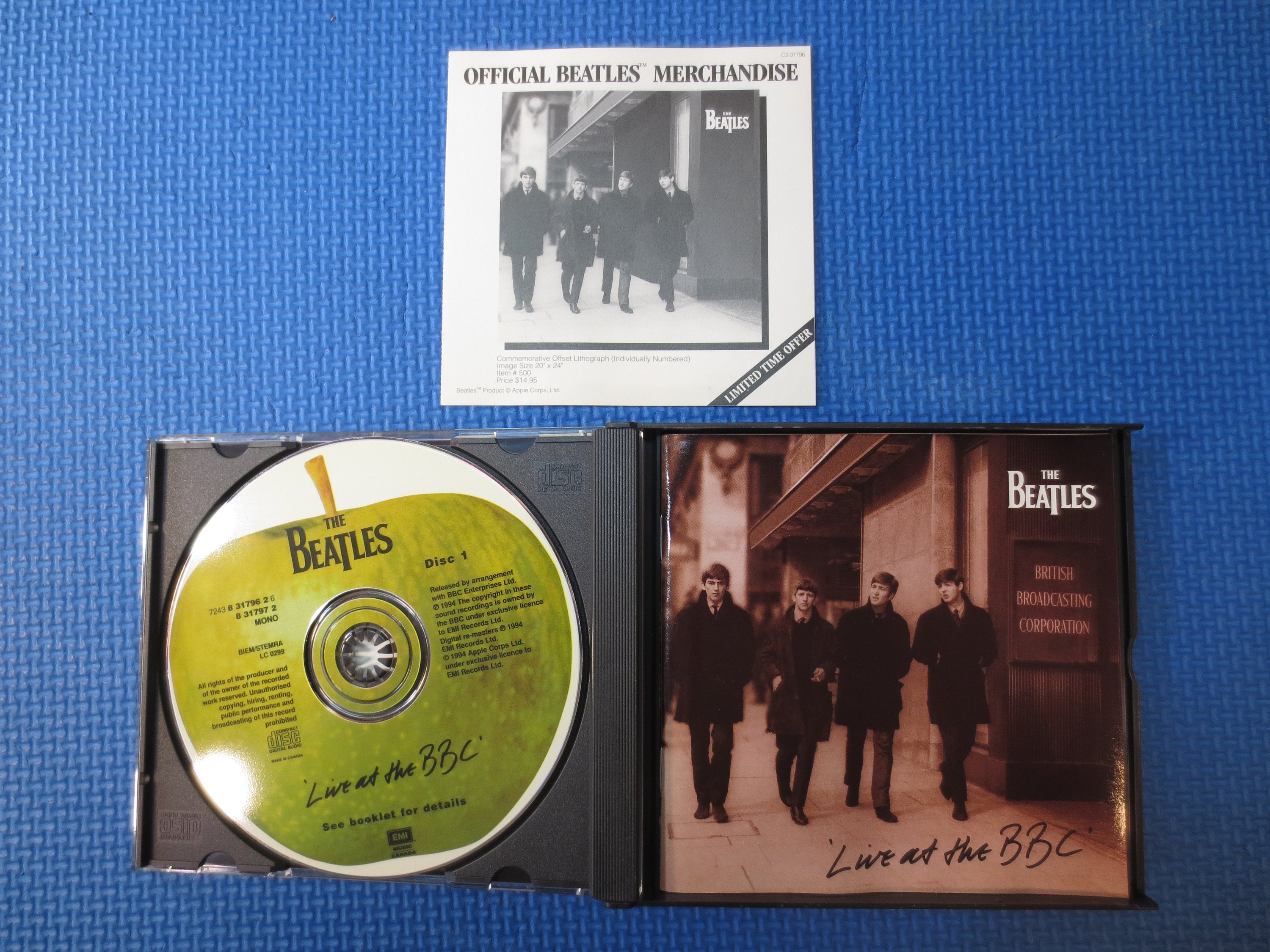 Vintage the Beatles - Live at the BBC - Double CD Album (1994