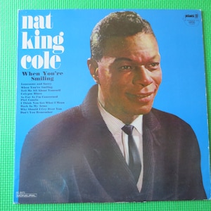 NAT KING COLE, When You&#39;re Smiling, Jazz Records, Jazz Vinyl, Vintage Vinyl, Record Vinyl, Vinyl Records, Lps, Vintage Records, 1967 Records