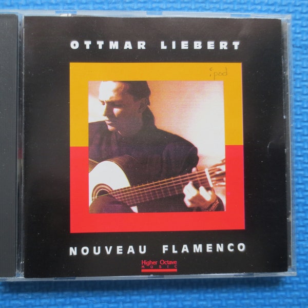 OTTMAR LIEBERT, Nouveau FLAMENCO, Ottmar Liebert Cd, Ottmar Liebert Album, Flamenco Guitar Cd, Flamenco Cd, Vintage Cd, 1990 Compact Disc