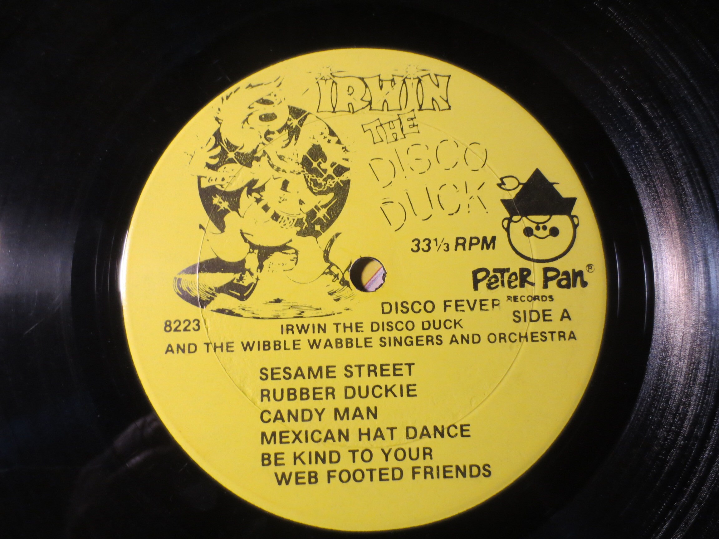 Vintage Records IRWIN the DISCO DUCK Disco Fever Novelty Etsy