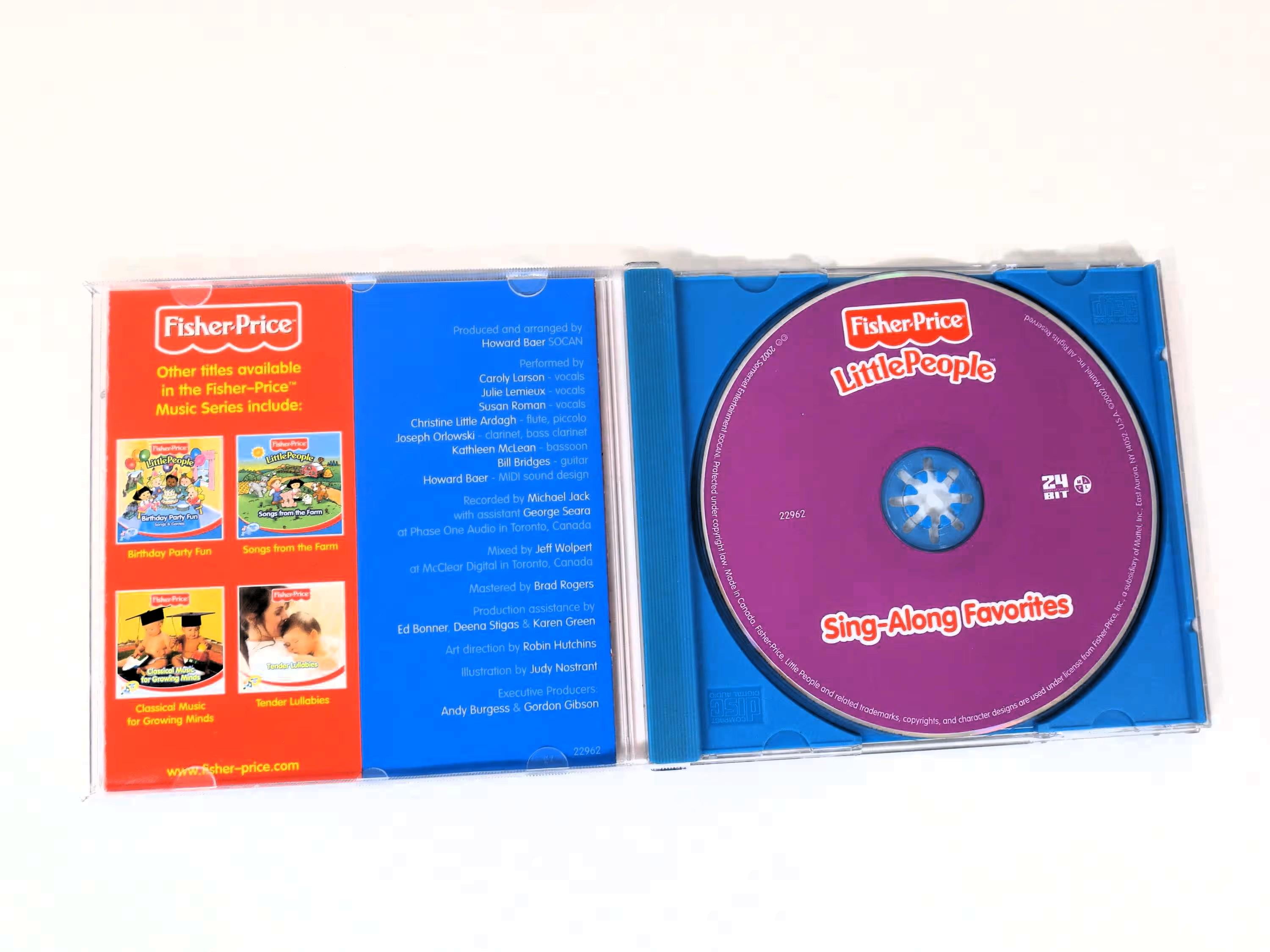 FISHER PRICE, Little People Sing-along Favorites KIDS Cd