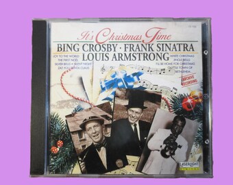 CHRISTMAS JAZZ Cd, It's CHRISTMAS Time, Bing Crosby, Frank Sinatra, 1992 Compact Disc