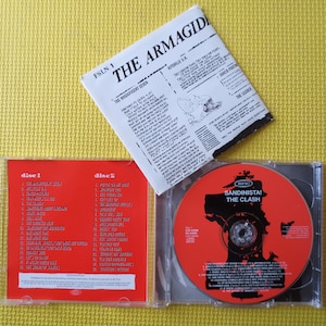 Vintage Cds, The CLASH, SANDINISTA, The CLASH Cds, Punk Cds, Rock Cds, Rock Music Cd, Pop Music Cd, Punk Rock Cd, Rock Lp, 1999 Compact Disc