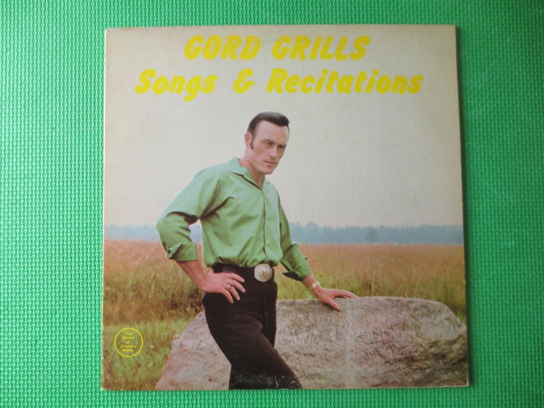 Vintage Records GORD GRILLS SONGS and Recitations Gord Etsy