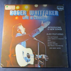 ROGER WHITTAKER, LIVE in Canada, Country Records, Vintage Vinyl, Record Vinyl, Records, Vinyl Records, Vinyl, Vintage Records, 1975 Records