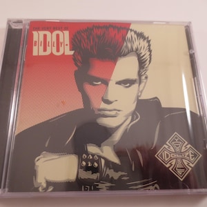 BILLY IDOL, Still SEALED, Greatest Hits, Billy Idol Cd, Billy Idol Lp, Billy Idol Album, Billy Idol Hits, Rock Music Cd, Rock Compact Disc
