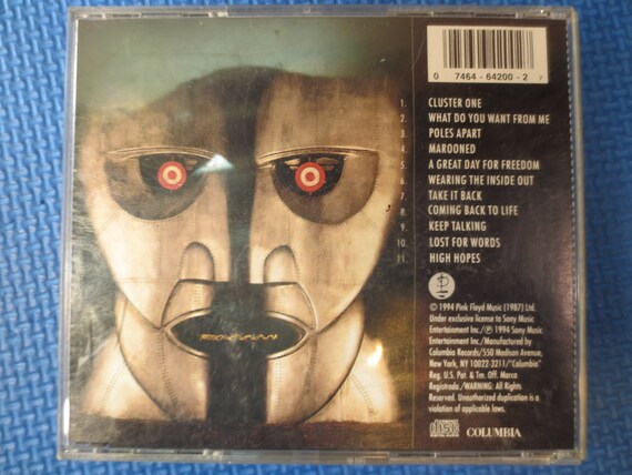 Vintage Cd's, PINK FLOYD, the DIVISION Bell, Pink Floyd Cd