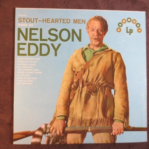 Vintage Records, NELSON EDDY Record, Stout Hearted MEN, Nelson Eddy Album, Nelson Eddy Vinyl, Nelson Eddy Lp, Vintage Vinyl, 1958 Records