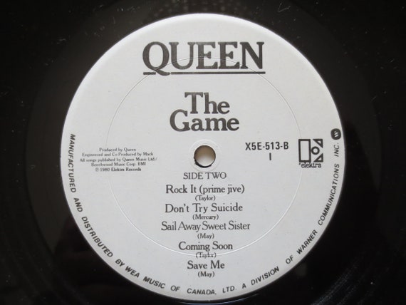 Vintage Records, QUEEN, The GAME, FREDDIE Mercury, Queen Records, Queen  Vinyl, Vinyl Queen, Vinilo Vintage, Discos, Vinilo, 1980 Records -   México