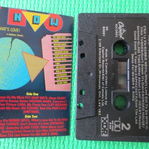 Vintage Cassette, NOW, That&#39;s LOVE, LOVE Songs, Love Tapes, Love Cassettes, Love Music, Pop Music Cassette, Cassette Music, 1988 Cassette