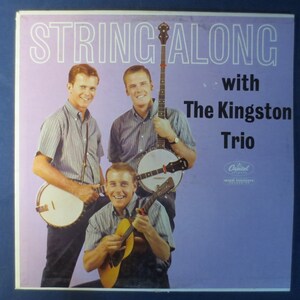 The KINGSTON TRIO LP, String Along With, Vintage Vinyl, Kingston Trio Record, Record Vinyl, Kingston Trio Album, Vintage Record, 1960 Record