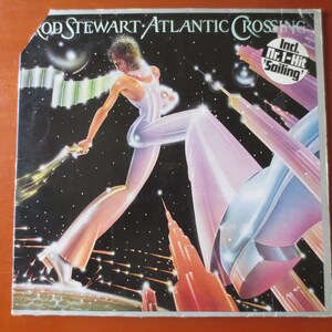 ROD STEWART, ATLANTIC Crossing, Rod Stewart Albums, Rod Stewart Vinyl, Rod Stewart Records, Lps, Vinyl Record, Vintage Records, 1975 Records