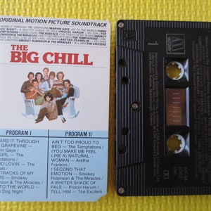 Kassettenbänder, The BIG CHILL, SOUNDTRACK, Rockmusik, Rock and Roll Tape, Rockmusik Kassette, Musikkassetten, Abba Tapes, 1983 Kassette