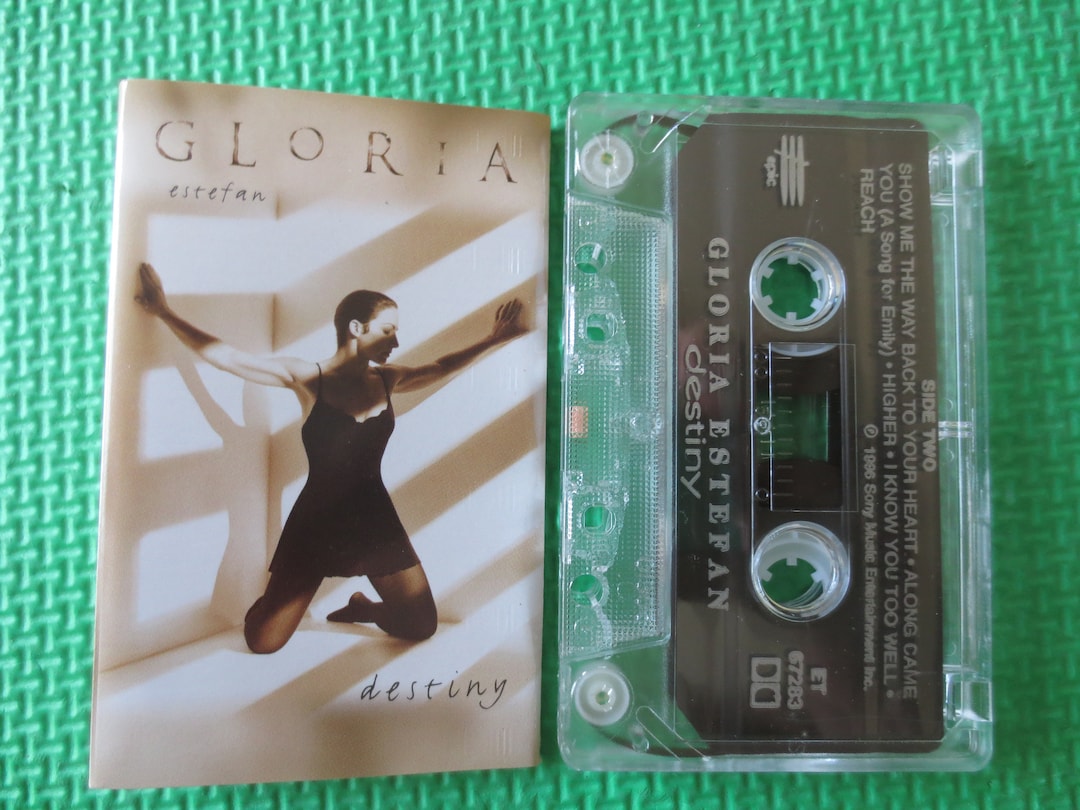 Cassette Tapes, GLORIA ESTEFAN, DESTINY, Gloria Estefan Tape, Gloria