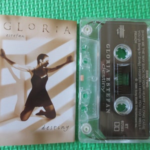 Cassette Tapes, GLORIA ESTEFAN, DESTINY, Gloria Estefan Tape, Gloria Estefan Music, Gloria Estefan Album, Disco, Music Tape, Music Cassette
