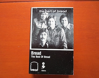 Cassette Tapes, BREAD Tape, BEST of BREAD Tape, Bread Album, Bread Music, Bread Song, Tape Cassette, Pop Tape, Pop Cassette, 1973 Cassette