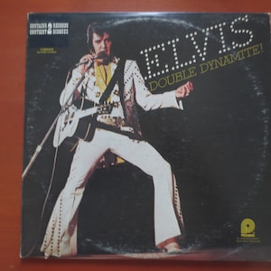 Vintage Records, ELVIS PRESLEY,  Double DYNAMITE, Elvis Records, Elvis Albums, Elvis Lps, Records, Vinyl Records, Vinyl Lps, 1975 Records