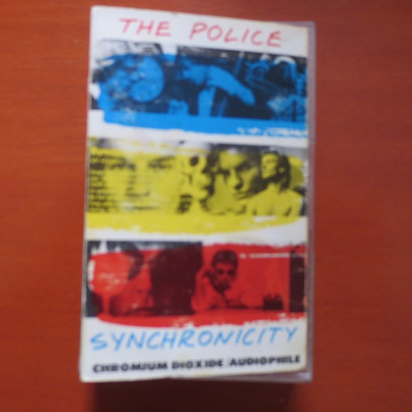 Cassette Tapes, The POLICE Tape, SYNCHRONICITY Tape, The POLICE Album, The Police Music, Tape Cassette, Police Lp, Cassette, 1983 Cassette