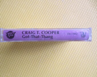 CRAIG T. COOPER, Got That Thing, 1990 Cassette Tape, Vintage