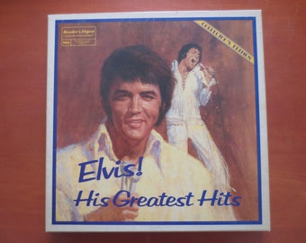 Vintage Records, ELVIS PRESLEY, 7 RECORDS, Readers Digest Lps, Elvis Records, Elvis Vinyl, Vinyl Record, Elvis Album, Vinyl lp, 1983 Records