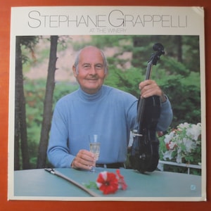 STEPHANE GRAPPELLI, At The WINERY, Classical Records, Classical Album, Vintage Vinyl, Records, Vinyl Record, Vintage Records, 1981 Records