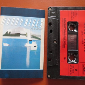 Vintage Cassette, The MOODY BLUES, SURLAMER Album, Rock Tape, The Moody Blues Lp, Tape Cassette, Music Cassette, Pop Cassette, 1988 Cassette