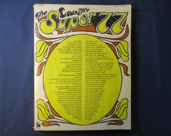 Vintage Country Super 77 Sheet Music Songbook