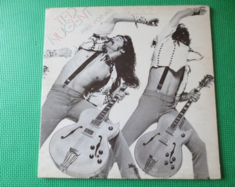 Disques vintage, TED NUGENT, GRATUIT pour tous, vinyle, disque rock, vinyle vintage, disque vinyle, disque vinyle, album vinyle, disques de 1976