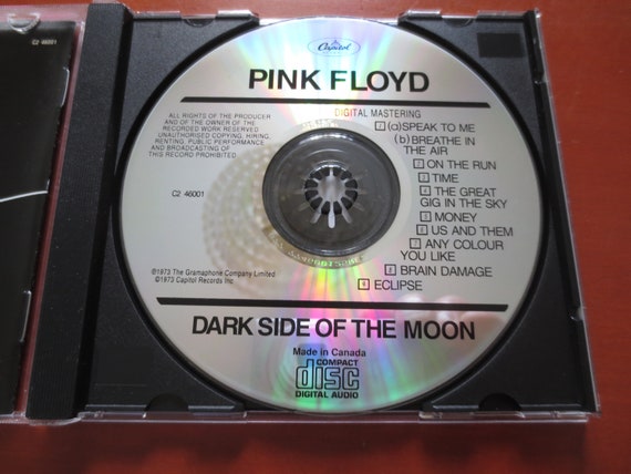 Vintage Cd's, PINK FLOYD, DARK Side of the Moon, Pink Floyd Cd