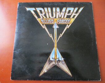 Triumph - Allied Forces - Vinyl Record - Etsy