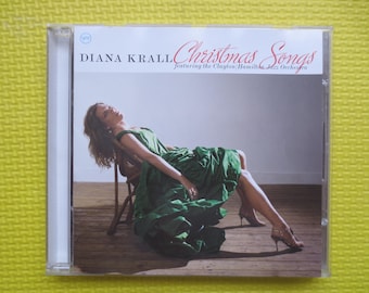 DIANA KRALL, Canciones navideñas, Música de piano jazz, Disco compacto de 2005, CD vintage