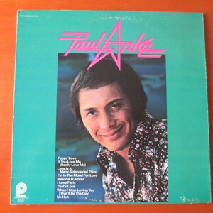 PAUL ANKA, PUPPY Love, Paul Anka Record, Paul Anka Vinyl, Paul Anka Album, Paul Anka Lp, Vinyl, Vintage Vinyl, Vintage Records, 1976 Records