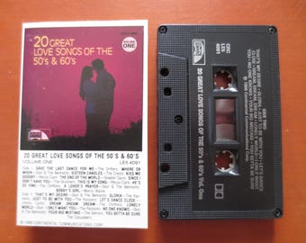 20 Great Love Songs of the 50s and 60s (1988) Cassette